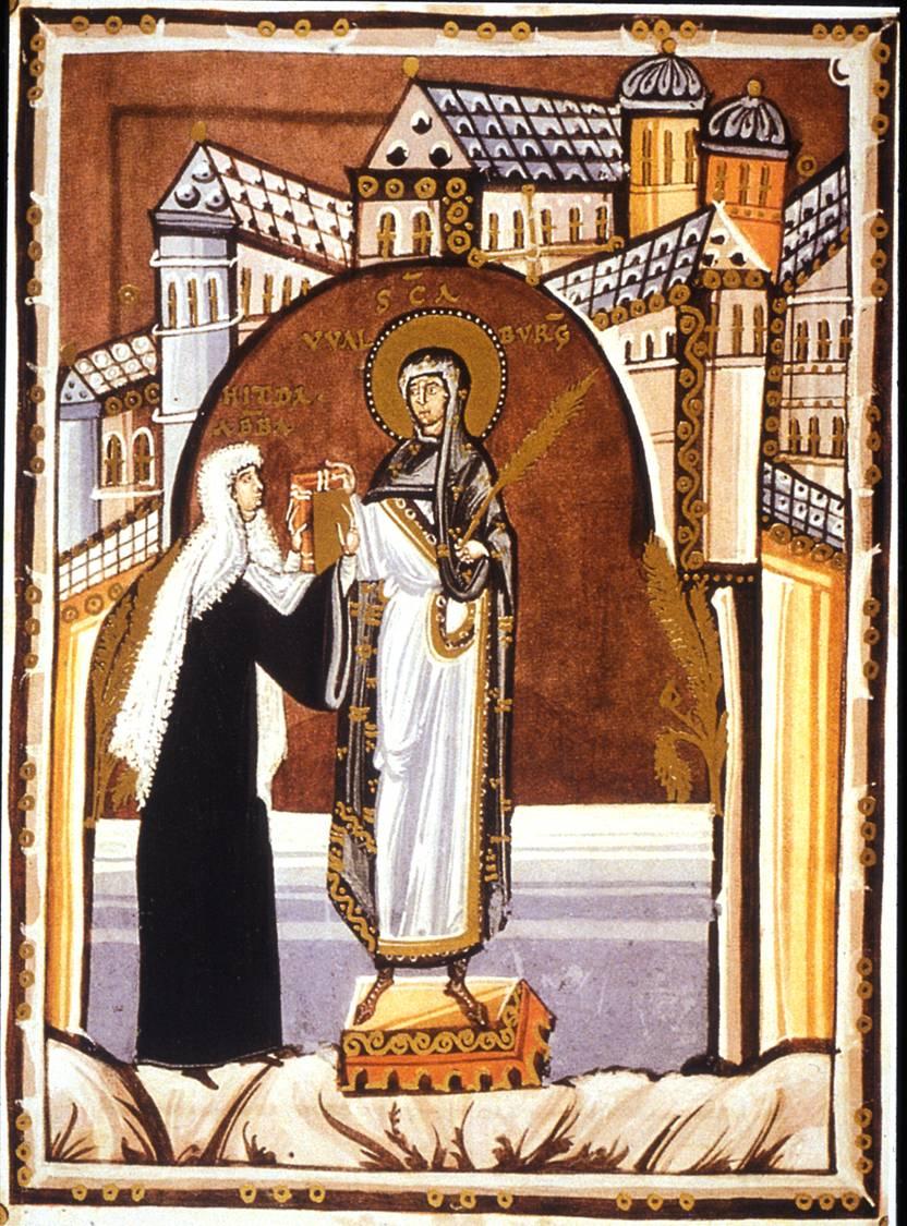 ellin_anderson's tweet photo. #SaintWalpurga, painted c. 1535 with a moonlike halo and as shown in the Hitda Codex (c. 1000) holding grainstalks. “#Walpurga – #Witch or #Saint?” #Walpurgisnacht #Hexennacht #MayEve #FairyTaleTuesday
https://t.co/boUEyhBGns https://t.co/LFEwmh6EvR