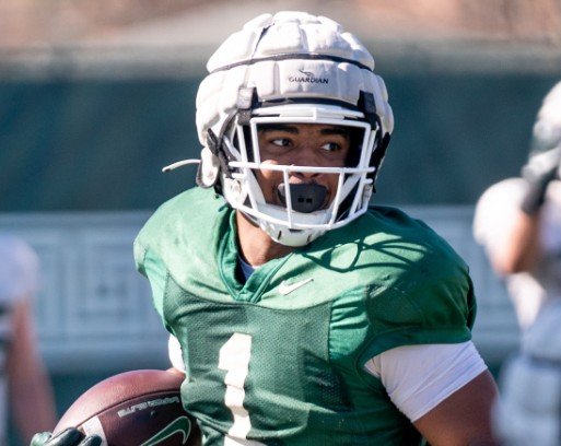 Michigan State RB Jaren Mangham entered the portal. He transferred from USF.