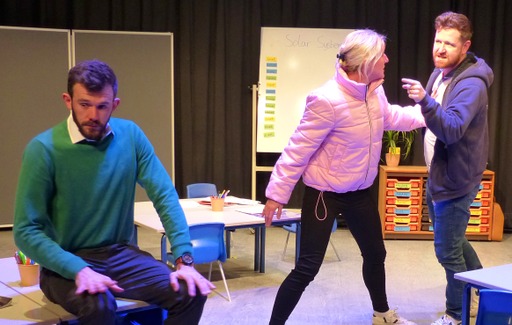 Watch out or it'll end in tears! One more week of rehearsal til 'Class' is let loose on Ilkley audiences. You'll laugh, you'll gasp & maybe recognise a lot of what goes on! It's in the Wildman Studio - up close & personal as always! 5 nights only May 13-18 @IlkleyPlayhouse