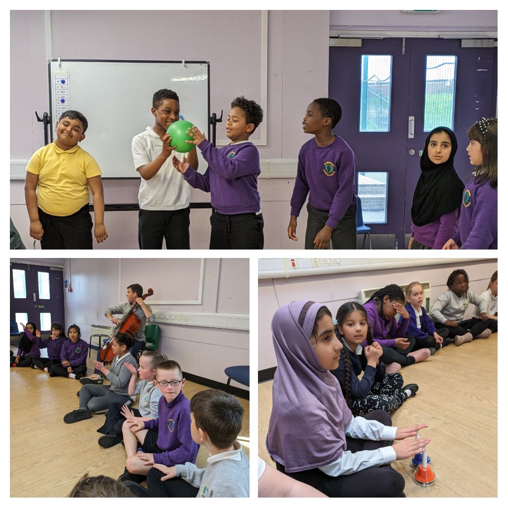 Lots of fun games at our Big Noise lesson today including the ball passing game called Moses supposes his toeses are roses ... A class favourite.