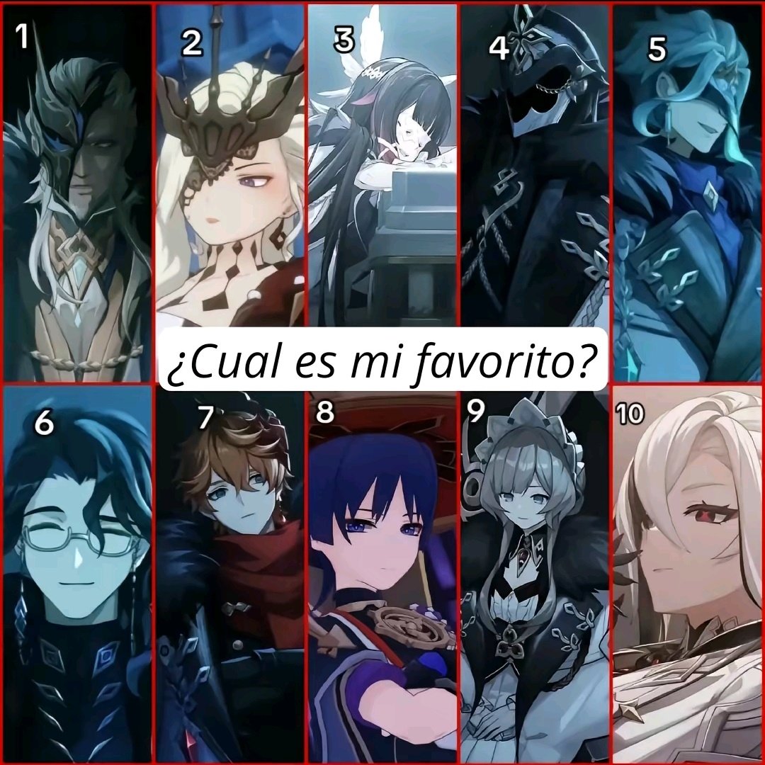 ¿Cuál es su heraldo favorito y por qué? 👀

Yo lo siento, pero Dottore lo es todo para mí, voy a ser su próximo sujeto de pruebas 🗿