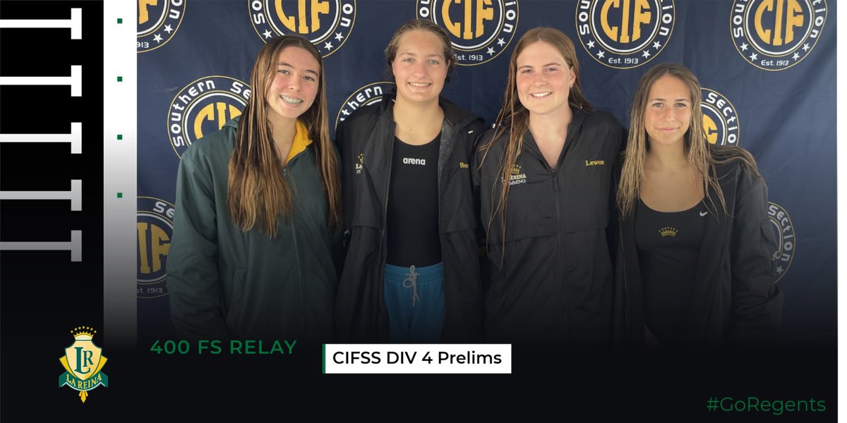 Rachel Burns, Claire Lewon, Sarah Fireman and Emerson Nulk compete today at the CIFSS DIV 4 Prelims at Mt Sac today. Let's Go! @vcspreps @TheAcornSports