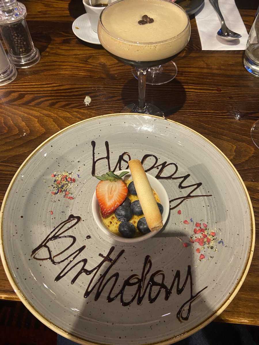 And my final birthday flourish courtesy of dad (and remembering my lovely mum Marie tonight) ❤️