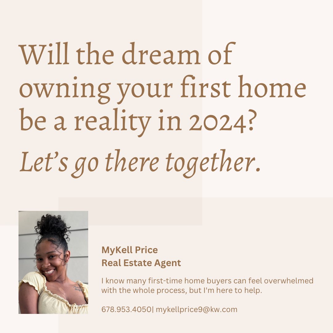 Let’s make your dreams come true! #firsttimehomebuyer
#realtor #Atlanta #Georgia #realestate