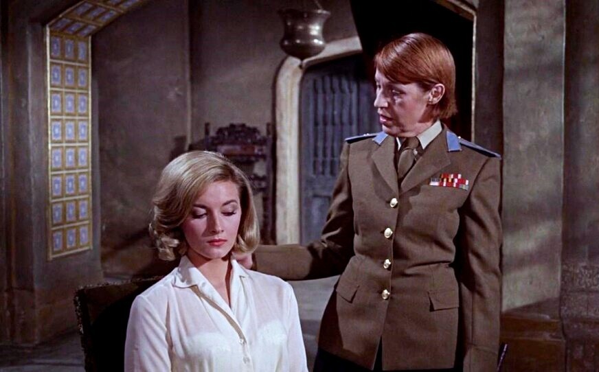 Ha! Attractive, smart people are essential recruits for some of the most sensitive espionage missions. 

#TatianaRomanova (portrayed by #DanielaBianchi) carefully groomed by #RosaKlebb (#LotteLenya) in the 1963 film adaptation of #IanFleming's 'From Russia with Love.' #FilmSchool
