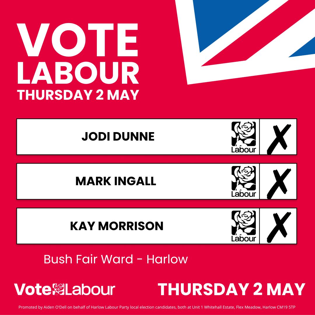 Vote for Labour on Thursday. Vote for the change we all need.