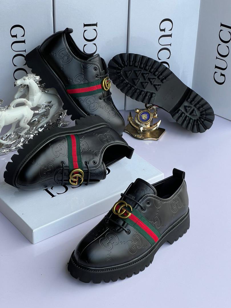 Please repost and patronize GUCCI🔥 ORIGINAL 40-46 Fully Boxed 📦 Price 32,000 Location kaduna, delivery nationwide. Message or contact 09161024449 to place an order.