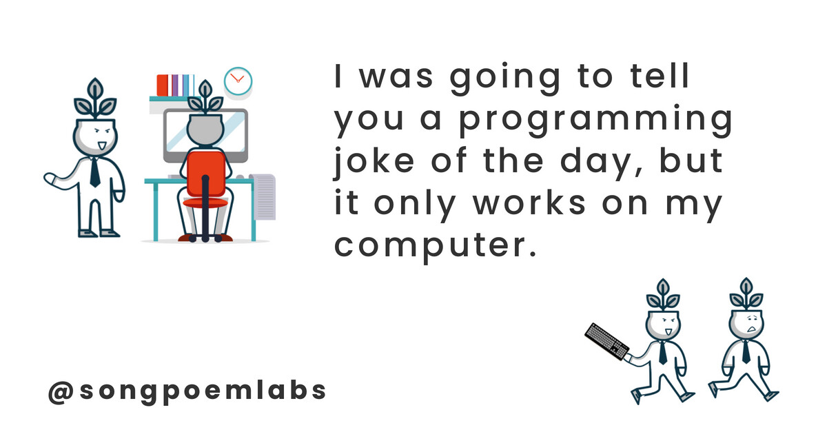 Works on my computer... like magic! (For real though, sorry!)
#programminghumor #programmerjokes