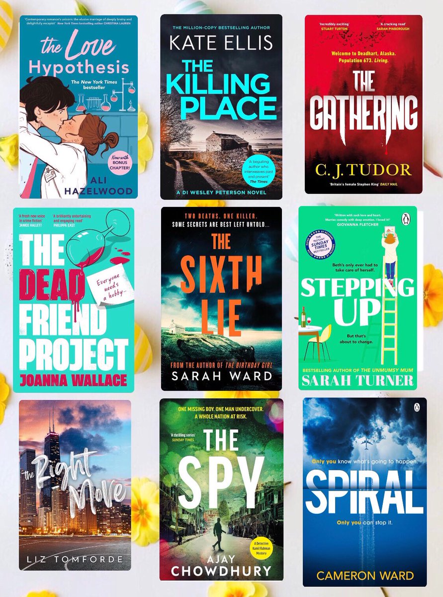 April’s books! Favourites were #SteppingUp by @TheUnmumsyMum , #Spiral by @AuthorCamWard and #TheGathering by @cjtudor !
#bookreview #bookrecommendation