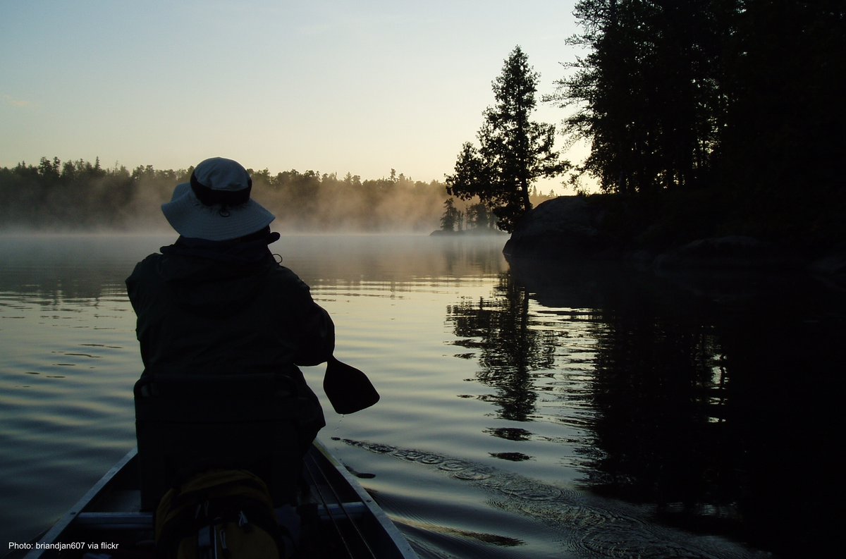 The Boundary Waters Canoe Area Wilderness in Minnesota is America's only canoe-country Wilderness and it's also the largest Wilderness east of the Rockies and north of the Everglades. #KeepItWild