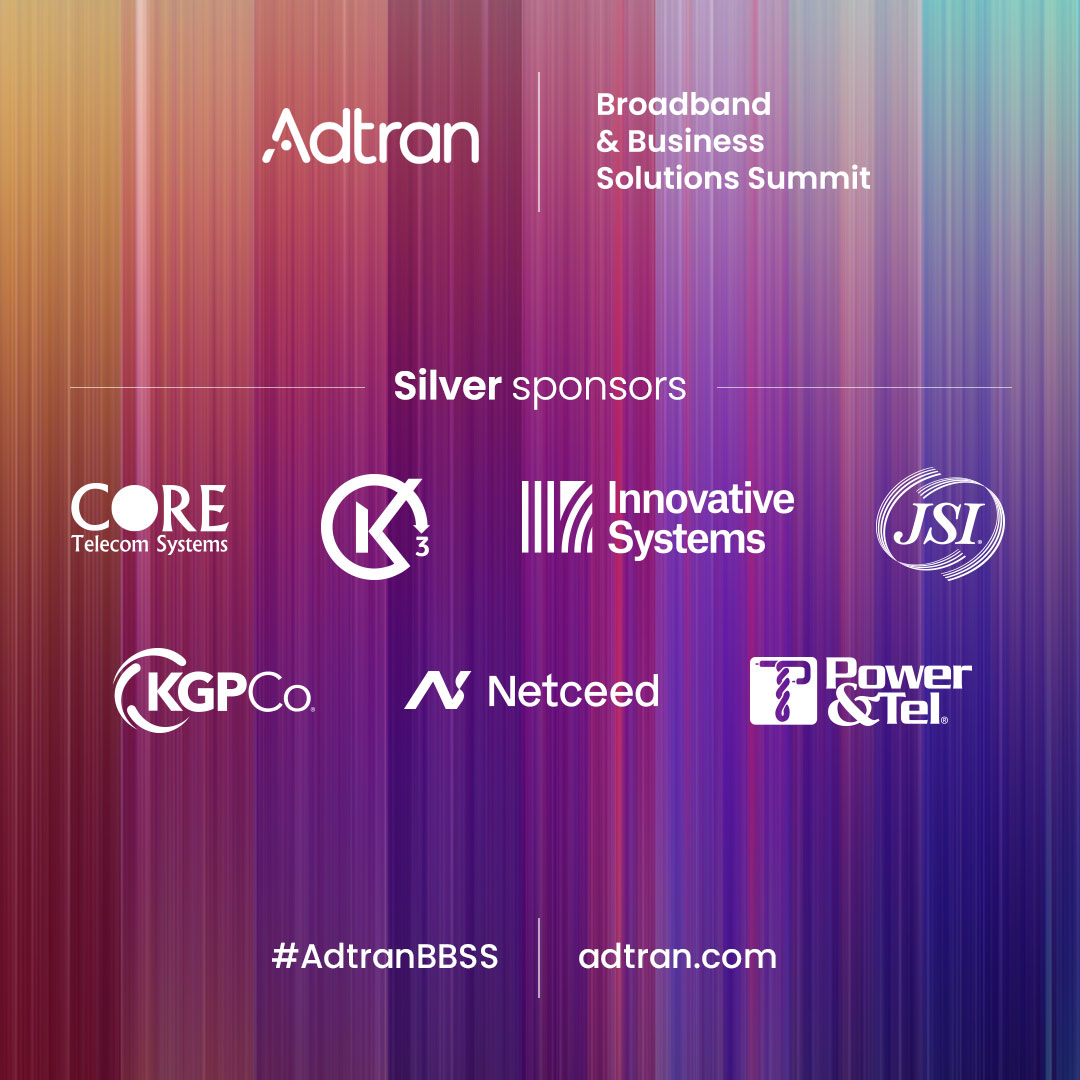 Adtran (@adtran) on Twitter photo Shout out to our #AdtranBBSS silver sponsors, <a href="/CoreTelecomSys/">Core Telecom Systems</a>, GK3, <a href="/InnovSysSD/">Innovative Systems</a>, <a href="/jsitel/">JSI</a>, <a href="/KGPCo/">KGPCo</a>, <a href="/NetceedUS/">Netceed US</a> and <a href="/ptsupply/">Power & Tel</a>. This afternoon, we’re covering the power of AI-driven insights and the impact of our Mosaic One cloud-based SaaS. Shout out to our #AdtranBBSS silver sponsors, <a href="/CoreTelecomSys/">Core Telecom Systems</a>, GK3, <a href="/InnovSysSD/">Innovative Systems</a>, <a href="/jsitel/">JSI</a>, <a href="/KGPCo/">KGPCo</a>, <a href="/NetceedUS/">Netceed US</a> and <a href="/ptsupply/">Power & Tel</a>. This afternoon, we’re covering the power of AI-driven insights and the impact of our Mosaic One cloud-based SaaS.