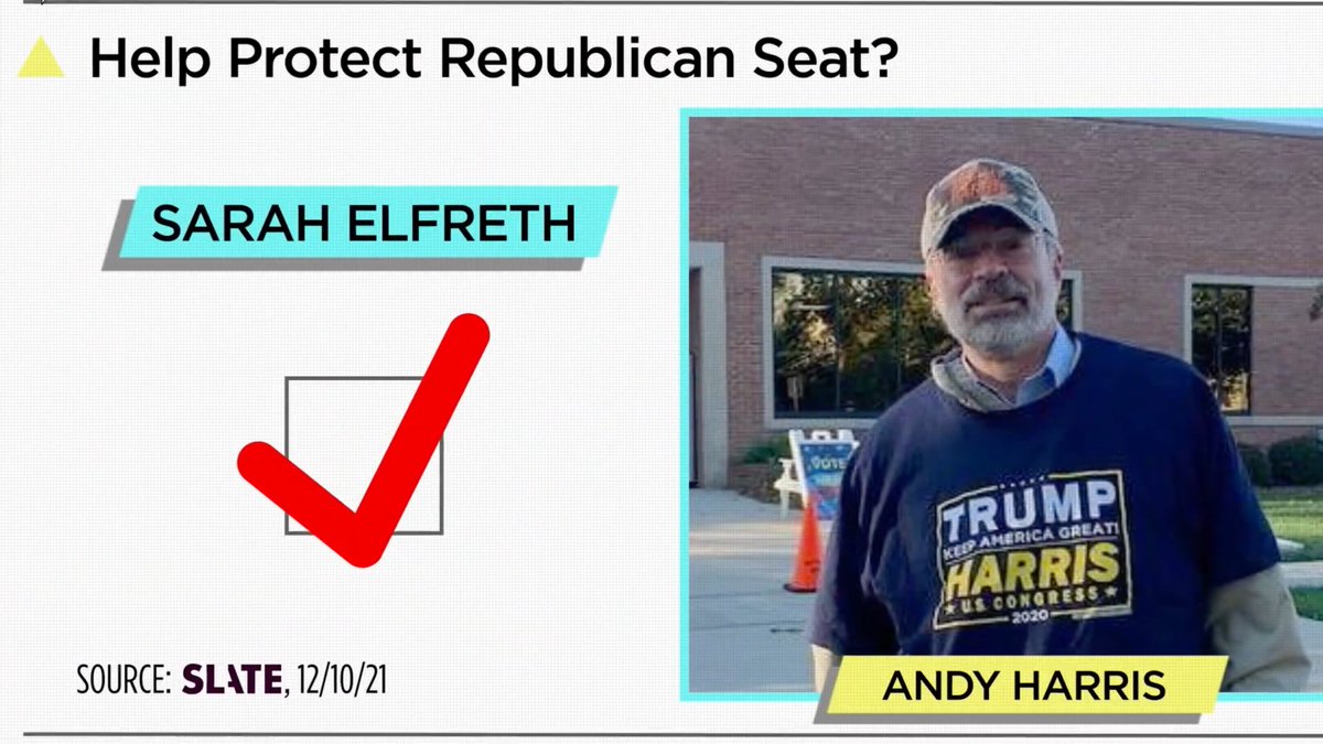Not something you see every day: an attack ad about *redistricting*! This spot from Harry Dunn cites a piece by @jim_newell reporting that Sarah Elfreth opposed making GOP Rep. Andy Harris' #MD01 bluer Dunn & Elfreth are running in Dem primary for #MD03 youtube.com/watch?v=3EJidj…