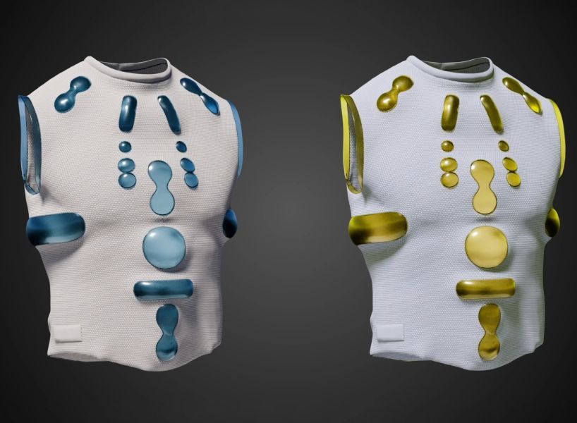 soft robots in a nylon vest bloat around the body’s acupressure points to relieve stress buff.ly/4dnePGE