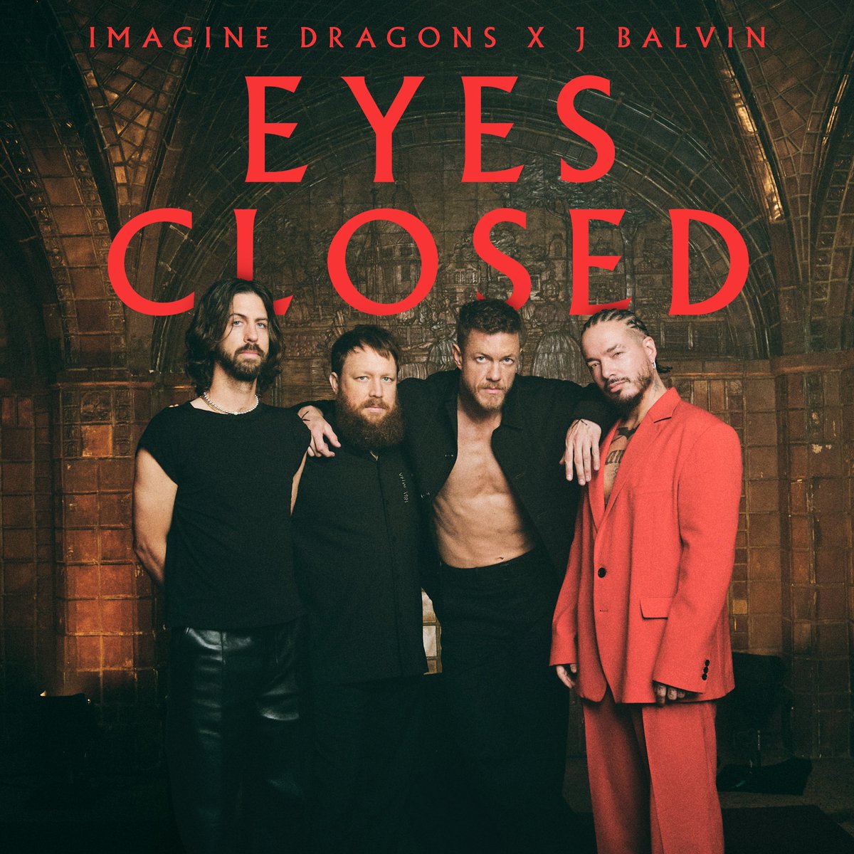 Eyes Closed with @JBALVIN out this Friday 🖤 @Imaginedragons imaginedragons.lnk.to/ECBalvin