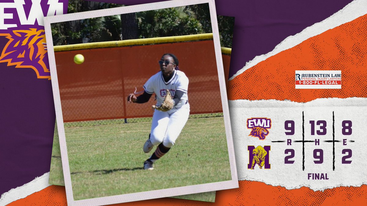 Lady Tigers get the job done by eliminating @GoldenBearsofMC. @EWUSoftball will face the winner of @SHC_BADGERS and @FVSUATHLETICS in another elimination game at 4:00pm. #TigerPride!🐅🥎