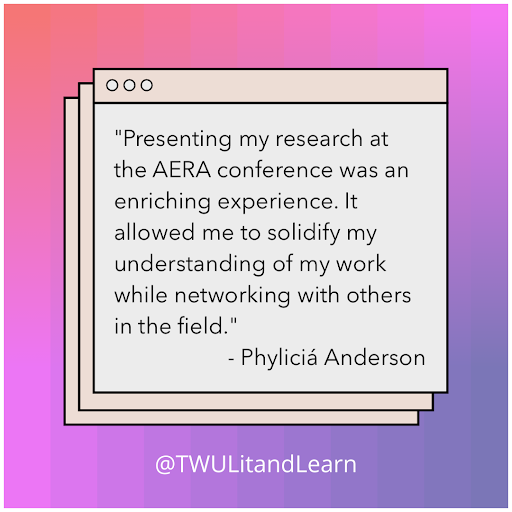 Building connections, conducting research, and partnering with professors have proven integral part of the academic journey for our PhD students. Discover more about how you can join our scholarly community.
twu.edu/literacy-and-l…

#DoctoralExperience #AcademicConferences #TWU