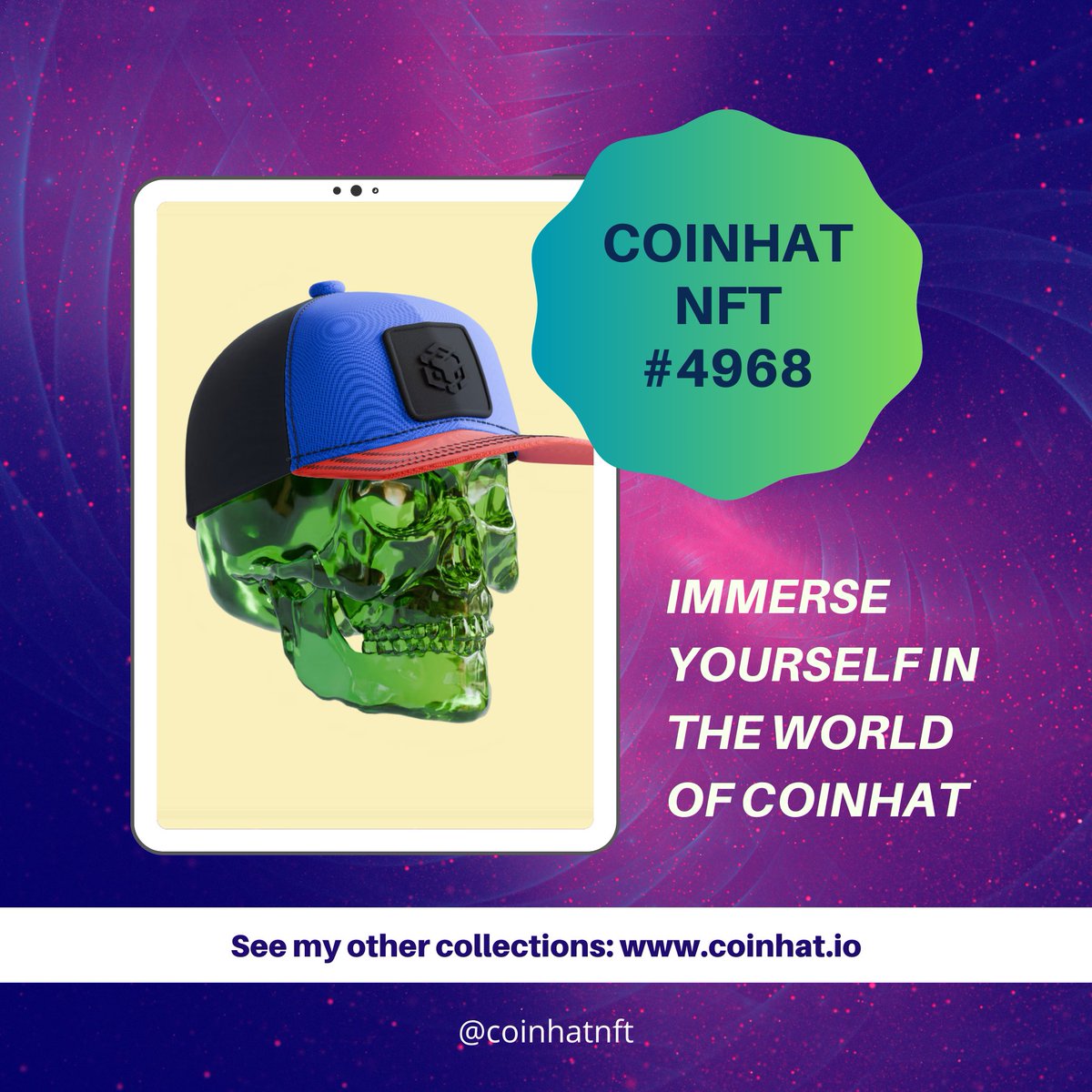 Immerse Yourself in the World of CoinHat 🌟

Step into a realm where history meets innovation with CoinHat! Our captivating NFTs blend ancient mysticism and modern technology to create a truly unique experience.

#CoinHatNFT #LimitedEdition #DigitalArt #NFTs #coinhat #coinhatnft