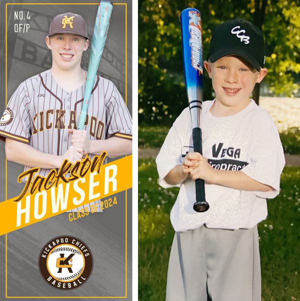 Senior Player Recognition: Outfielder / Pitcher, Jackson Howser. He will be attending College of the Ozarks this fall to continue his education and to play baseball. @ChiefBaseball14