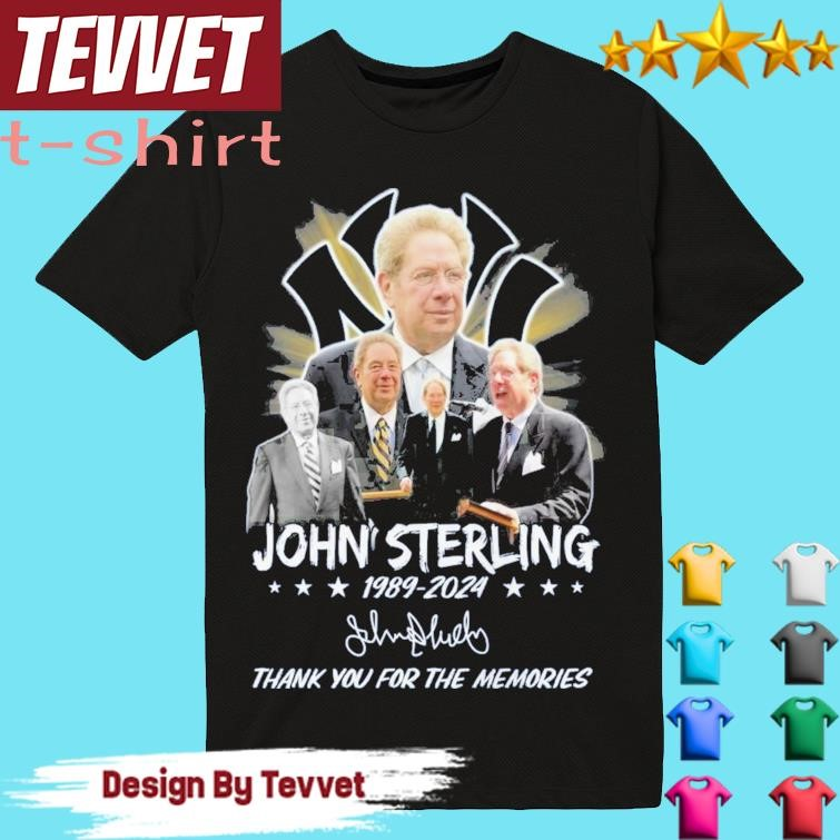 John Sterling 1989-2024 Thank You For The Memories Signature T-Shirt
tevvet.com/product/john-s…