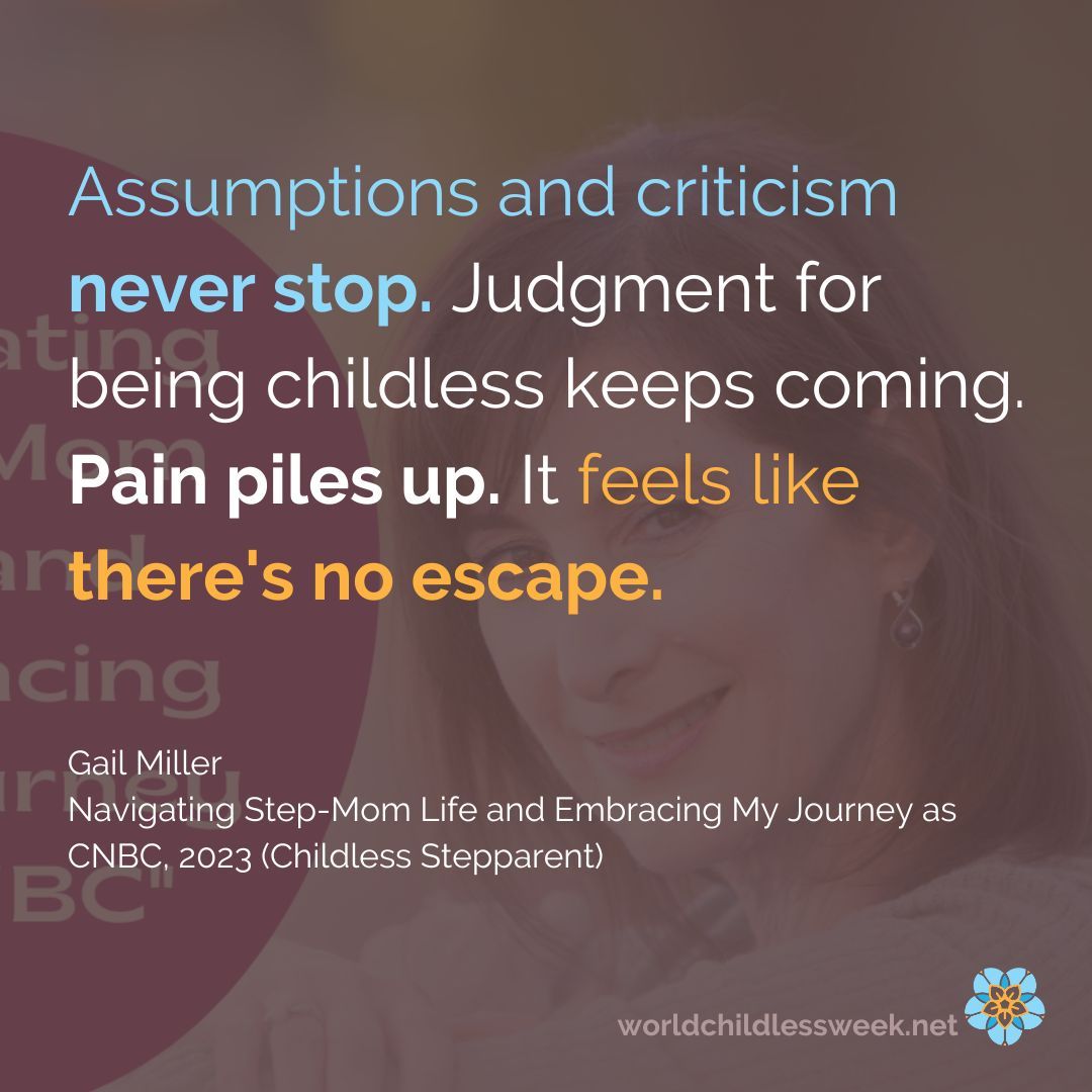 You can read Gail's story in full at: buff.ly/3xYBJ7j #childless #childlessstepmom #stepparent #childlessbycircumstance #childlessnotbychoice #childlessafterivf