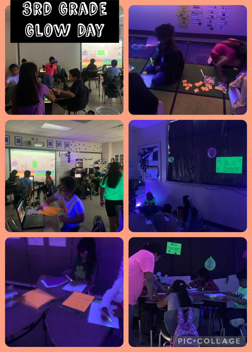 Our third and fourth graders had a Math STAAR Review Glow Day! #PISDMathChat #PomeroyES <a href="/PISDESMath/">PISD Elementary Mathematics</a>