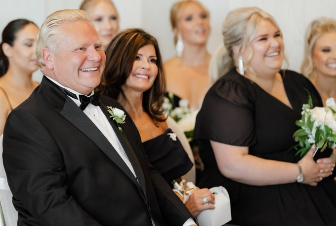 #ONpoli

BREAKING:
Doug Ford pressures Kara Ford's boyfriend to propose in the next 30 days to make sure the next Ford Family Stag & Doe can be scheduled before Highway 413 construction starts in 2025... for some reason.