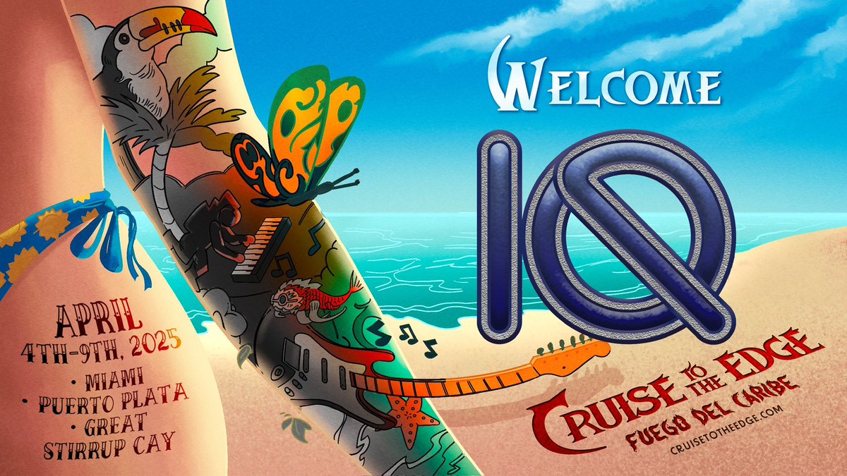 We are extremely excited to have IQ 🇬🇧 join us for the first time ever onboard Cruise to the Edge 2025! 🛳️🎶🐙
Happy booking day alumni! Cruisetotheedge.com
#ctte2025 #IQ #prog #cruise #musicfestival #miami #progressiverock #cruisetotheedge