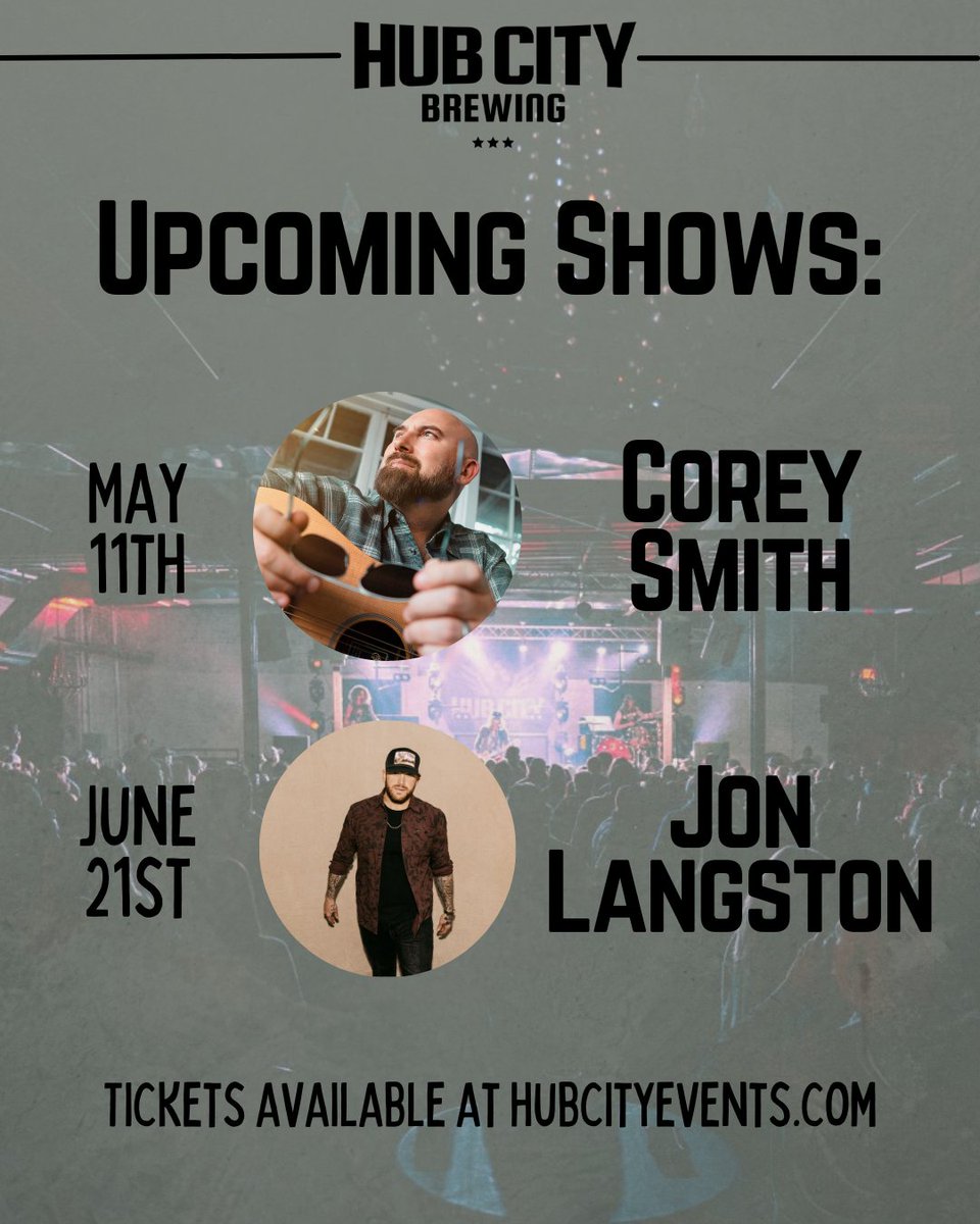 Mother's Day is right around the corner.. What better gift is there than tickets to a show for a night out with friends?! @coreysmithmusic @JonTLangston