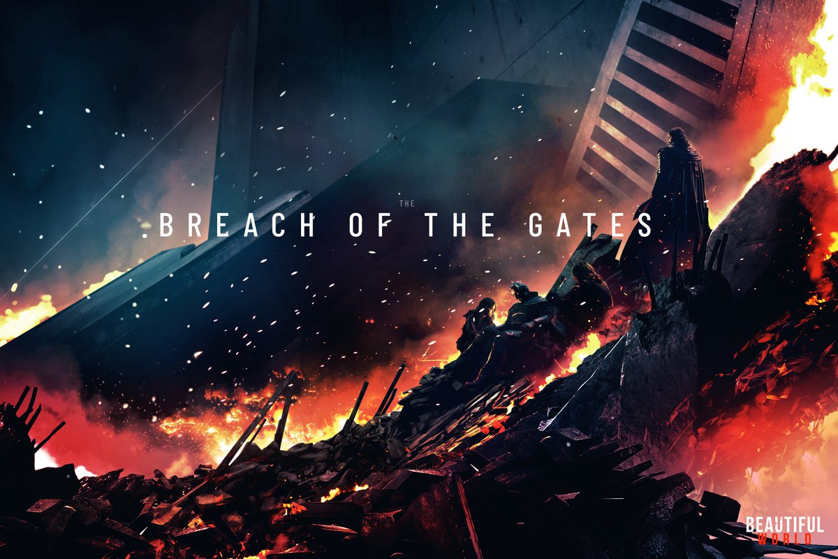 ✏️Making of 'Breach at the gates' artwork 📷Step 6/6 + Title @ Branding #conceptart #sciencefiction #artwork #Photoshop #midjourney