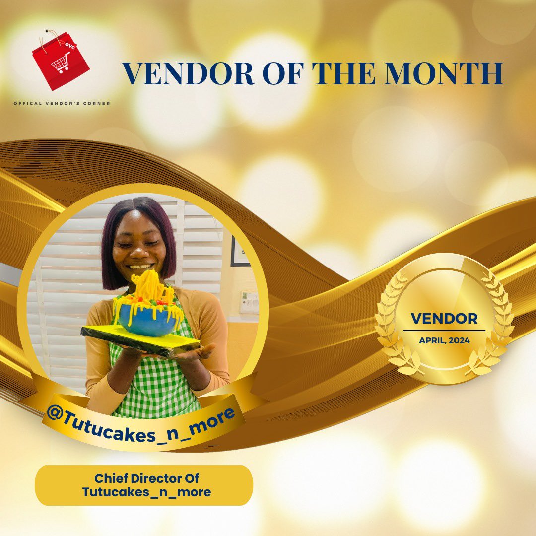 CELEBRATING OUR OUTSTANDING VENDOR OF THE MONTH OF APRIL🎉🎉🎉 We are thrilled to announce and celebrate the exceptional achievement of Tutu as our Vendor of the Month! Amidst a pool of remarkable talent, She has emerged as a shining star, consistently surpassing expectations and…