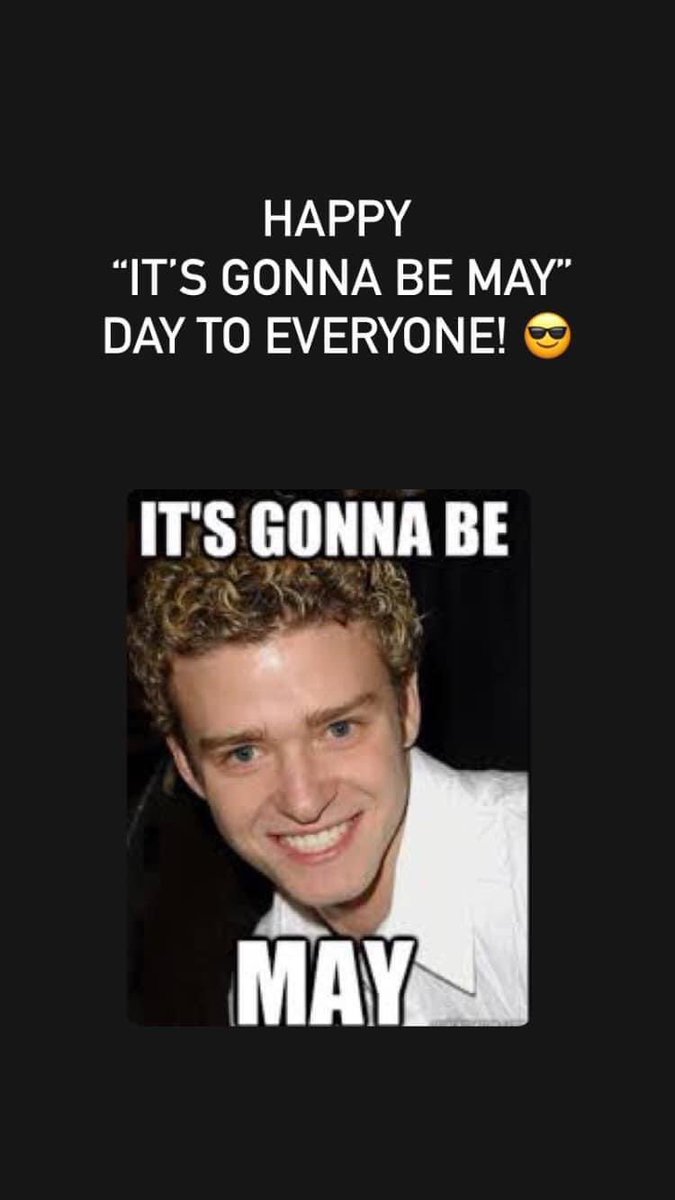 MerePear11's tweet image. Happy “It’s Gonna Be May” Day to all! Best month of the year! 😎🎈🎉🎁 #ItsGonnaBeMay #BirthdayMonth #May #511 #ByeApril @NSYNC