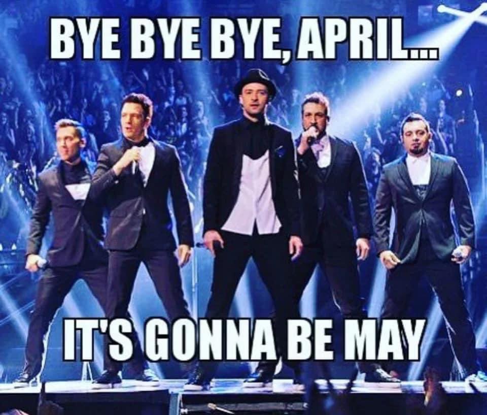MerePear11's tweet image. Happy “It’s Gonna Be May” Day to all! Best month of the year! 😎🎈🎉🎁 #ItsGonnaBeMay #BirthdayMonth #May #511 #ByeApril @NSYNC