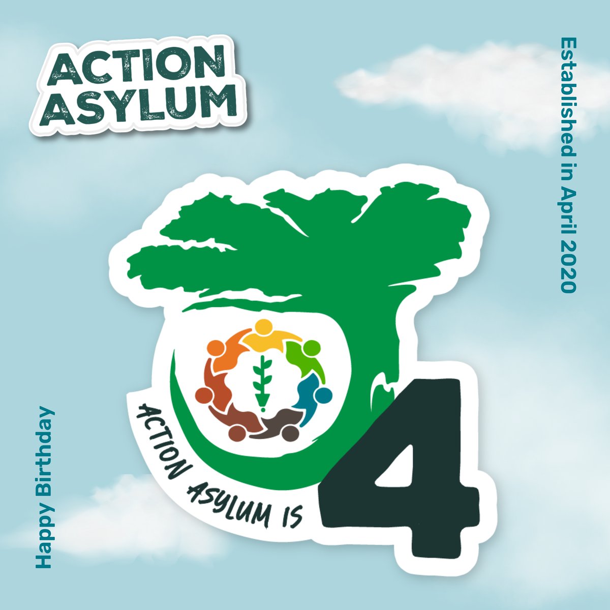 Action Asylum project is celebrating 4 years today!🥳 We started in Liverpool @AsylumLink back in April 2020 with volunteers growing food @ a local gardening project for a food bank🌱 Now we are a network of 6 projects around the UK with plans to expand to new places this year!