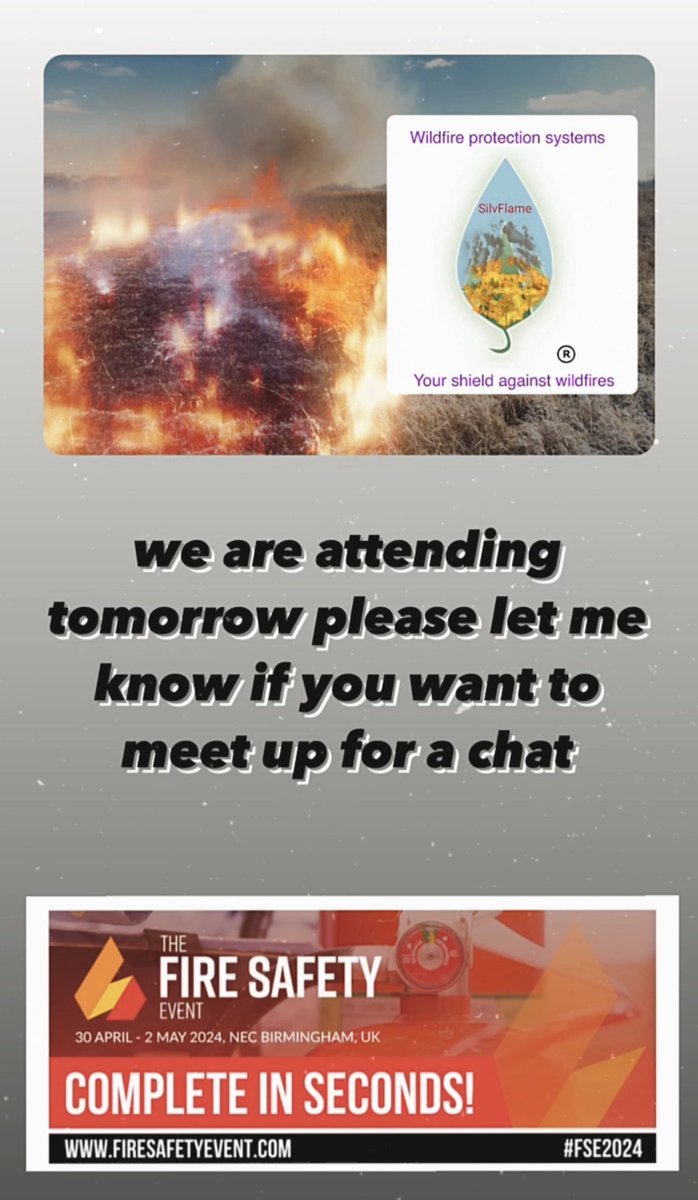 SilvflameLtd's tweet photo. #silvflameltd #TheFireSafetyEvent #fire #birmingham #NEC https://t.co/C6pjM7sNt6