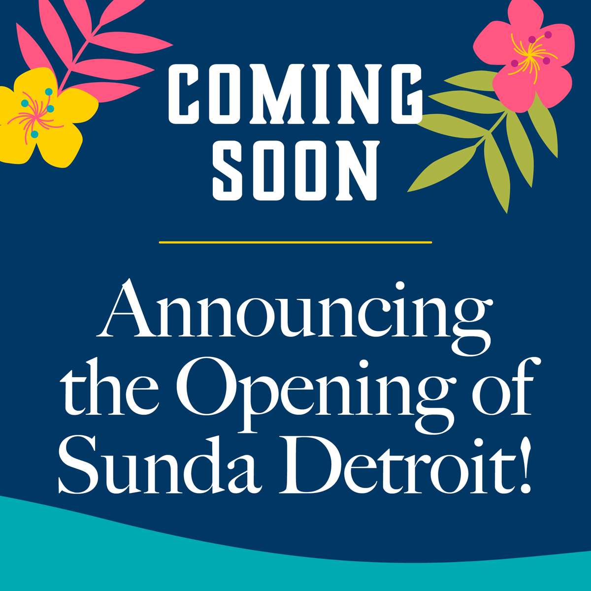 BillyDec's tweet photo. SO EXCITED to announce NEW @SundaNewAsian DETROIT! Stay tuned for more... can't wait to bring our Sunda love to another amazing GROWING city!
#SundaDetroit #DetroitRestaurants #OpeningSoon https://t.co/Y1ZrUnx3lM