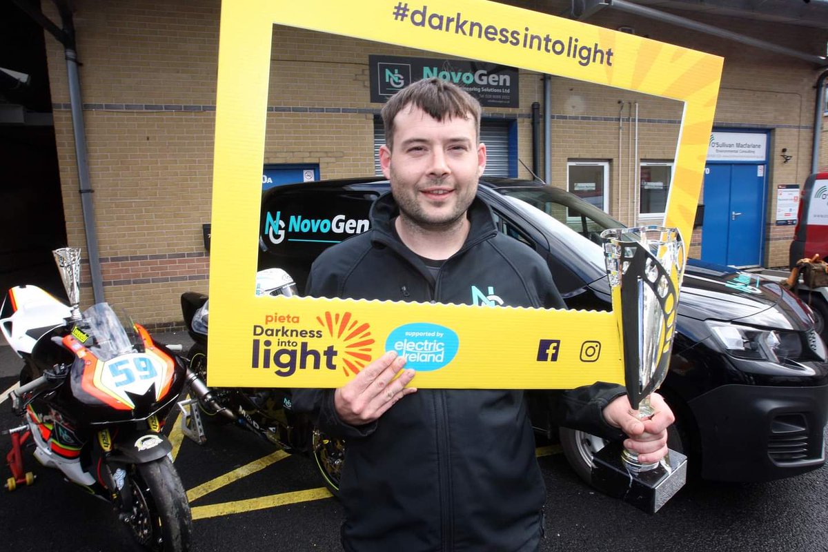 Darryl Tweed #59. 
Double Manx Grand Prix winner 2018.
Supporting Listening Ear in the 2024 Darkness into Light fundraising event.

Please sign up for the event 4:15am on Saturday 11th May at V36 Park, Newtownabbey. 
darknessintolight.ie

#YouMatterToUs
#DarknessIntoLight2024