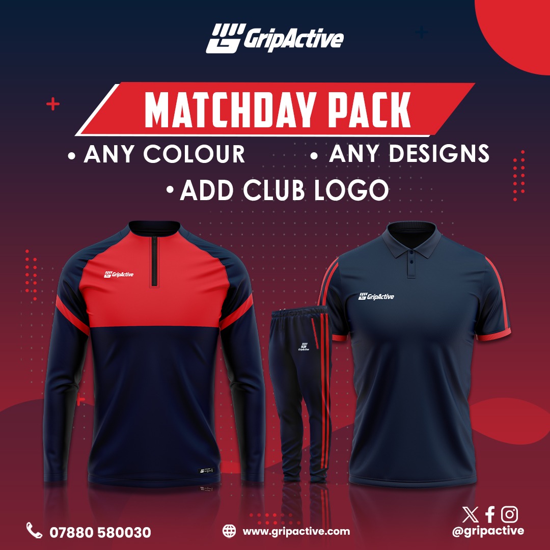 The perfect match day package so your team can look the part on matchday🏆💯 No more mismatched clothing❌ Make sure your team look like one🤝1️⃣ 🌐: gripactive.com 📧: sales@gripactive.com ☎️: 0044 788 058 0030