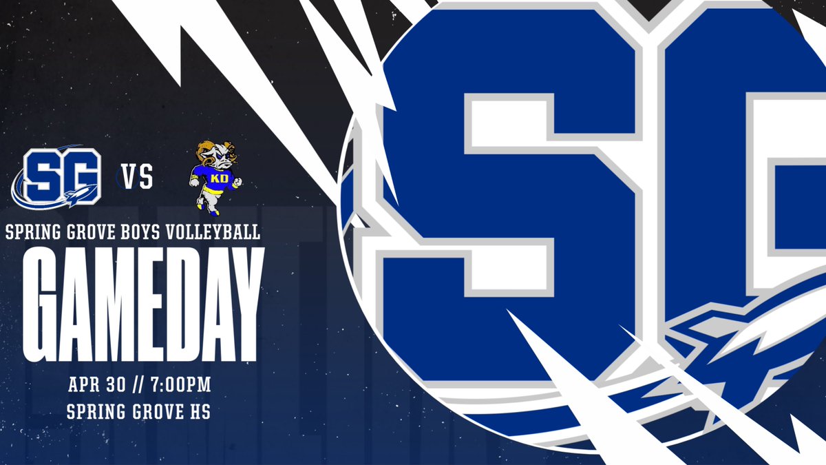 Come out and support the Boys Volleyball team as they host Kennard Dale this evening!!! 📍Spring Grove HS ⏰JV starts at 6:00 PM followed by 7:00pm 💵 Adult - $5 Student - $2 #RocketPride