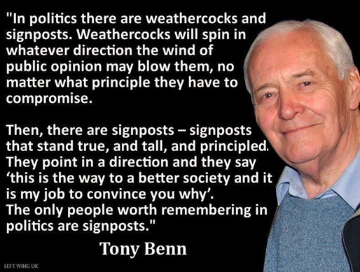 STARMER IS A WEATHERCOCK.
'Weathercocks will spin in whatever direction the wind of public opinion may blow them, no matter what principles they have to compromise'.

#StarmerOut  #Weathercock #TonyBenn  #LabourParty #labourlies  @Emma_A_Webb @CarverEmily