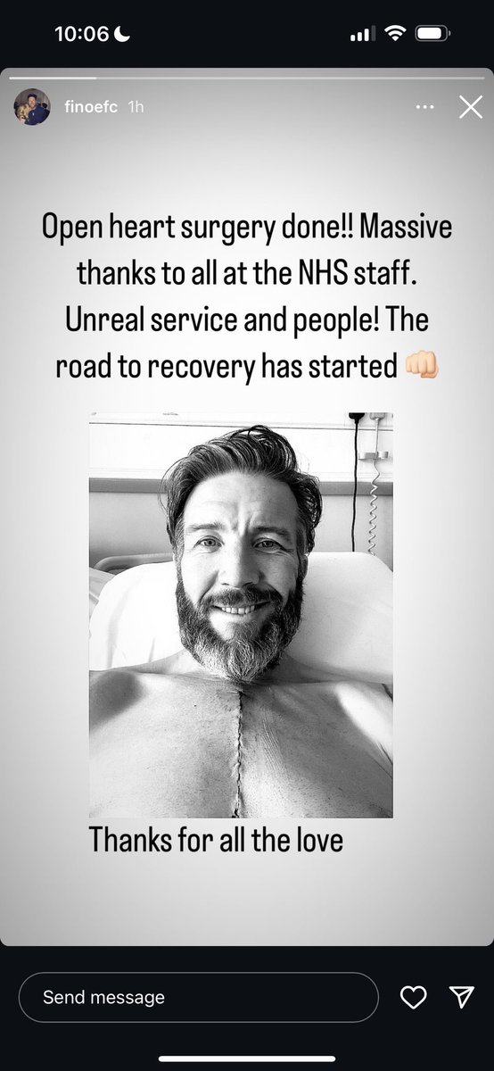 Ian Finnis, Tommy Fleetwood’s longtime caddie, announces he’s undergone open-heart surgery. He’s been off the bag for a while dealing with a lingering illness. Hope to see him back soon!! That scar is wild.