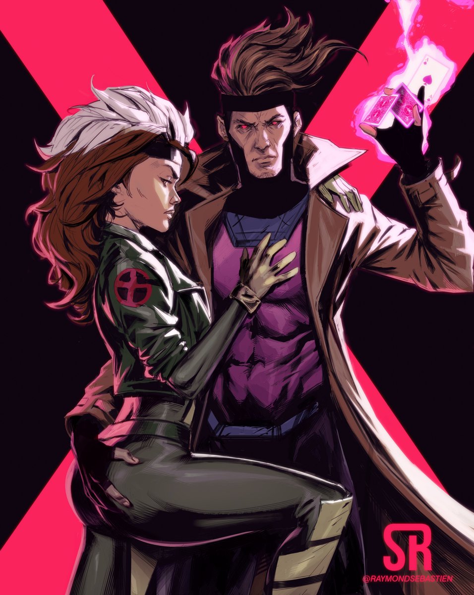 The name is Gambit...
grab it one last time my brother!
 #gambit #Rogue #xmenfanart #xmen97