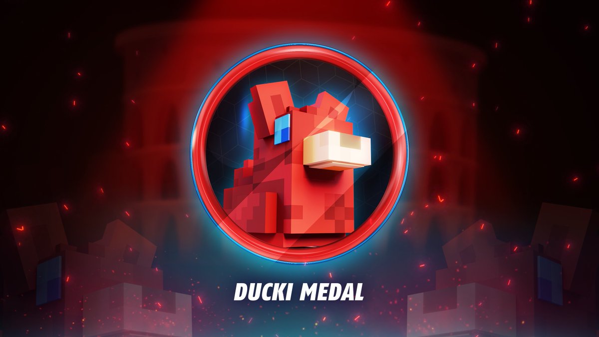 🎖️We've also sent out the week 9 medals! 

The Ducki Medal is awarded to brave explorers who found Ducki in experiences associated with @TowerOfMyths

Link Medal: opensea.io/assets/matic/0…

#AsharaSeason #TSBBuildersChallenge #Sandfam