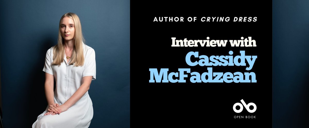 In her new collection, CRYING DRESS (@HouseofAnansi), acclaimed poet @CassidyMcFadz explores the multiplicity of meaning found in so many of the quiet and chaotic parts of our lives. #AmReading #Poetry #Books #BookTwt open-book.ca/News/Acclaimed…