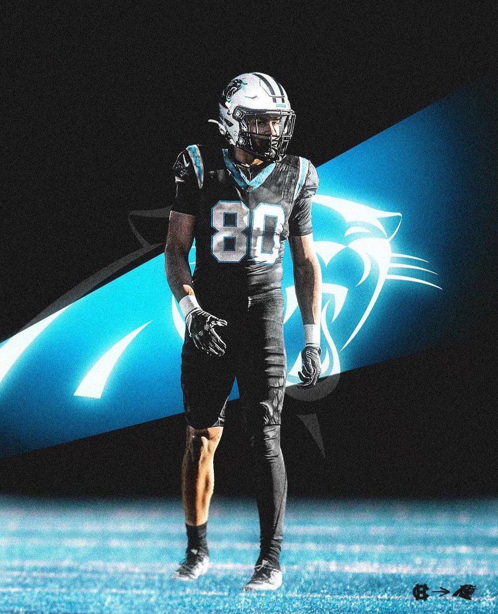 Jalen Coker in new threads👀🔵⚫️ #KeepPounding