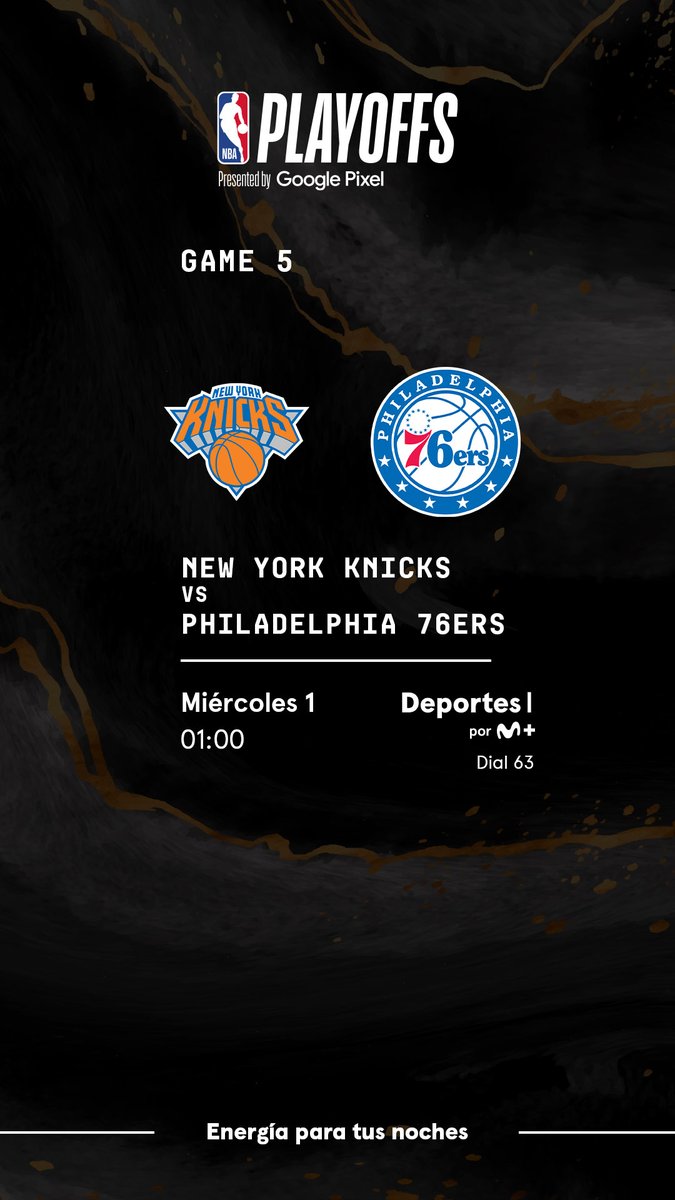 Con 3-1 para los Knicks. #TiempoDePlayoffs