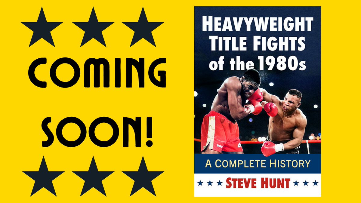 It's getting very real!! The cover design is in from @McFarlandCoPub for my upcoming book. Unbelievably exciting!!! #boxing #boxinghistory #books