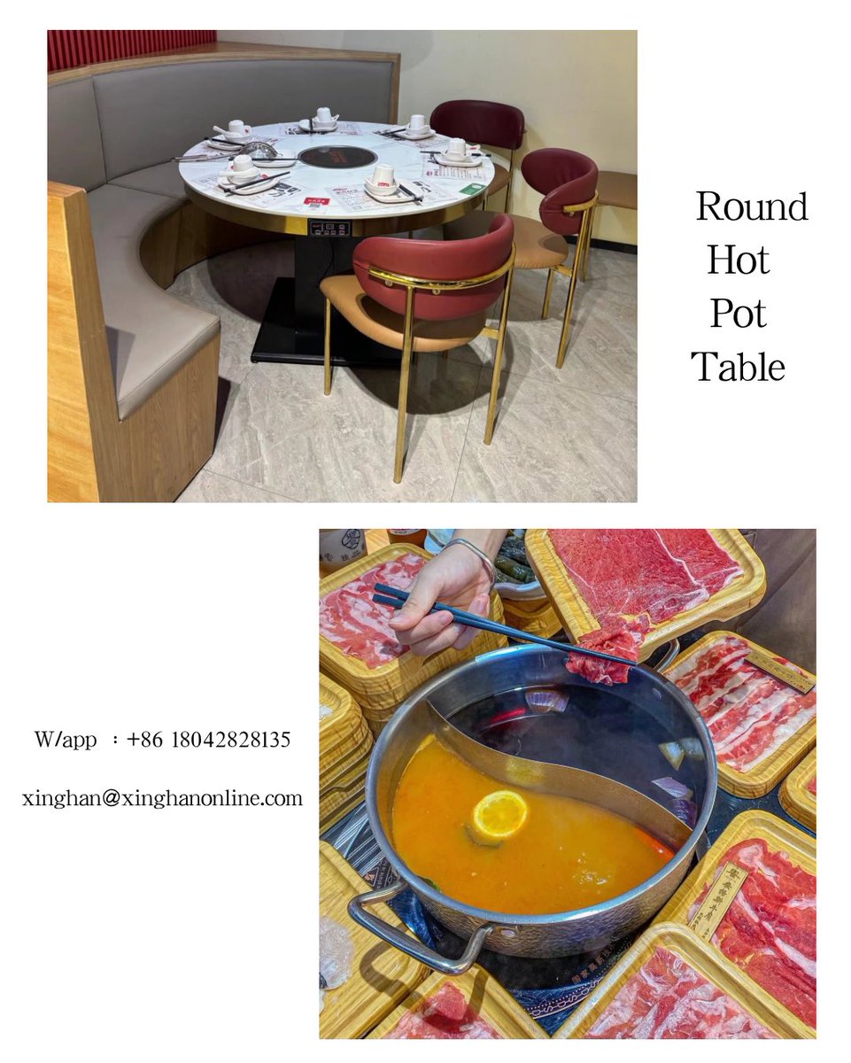 hotpotbbqtable's tweet image. Round hot pot table supplier - xinghanonline 
#roundhotpottable #hotpottable #hotpottablesupplier #hotpottablesupply #hotpottablefactory #restauranthotpottable #hotpottableforsale #hotpottablewholesale #hotpotinductioncooker #xinghanonline #xinghansupply 
xinghanonline.com/Products-c2043…