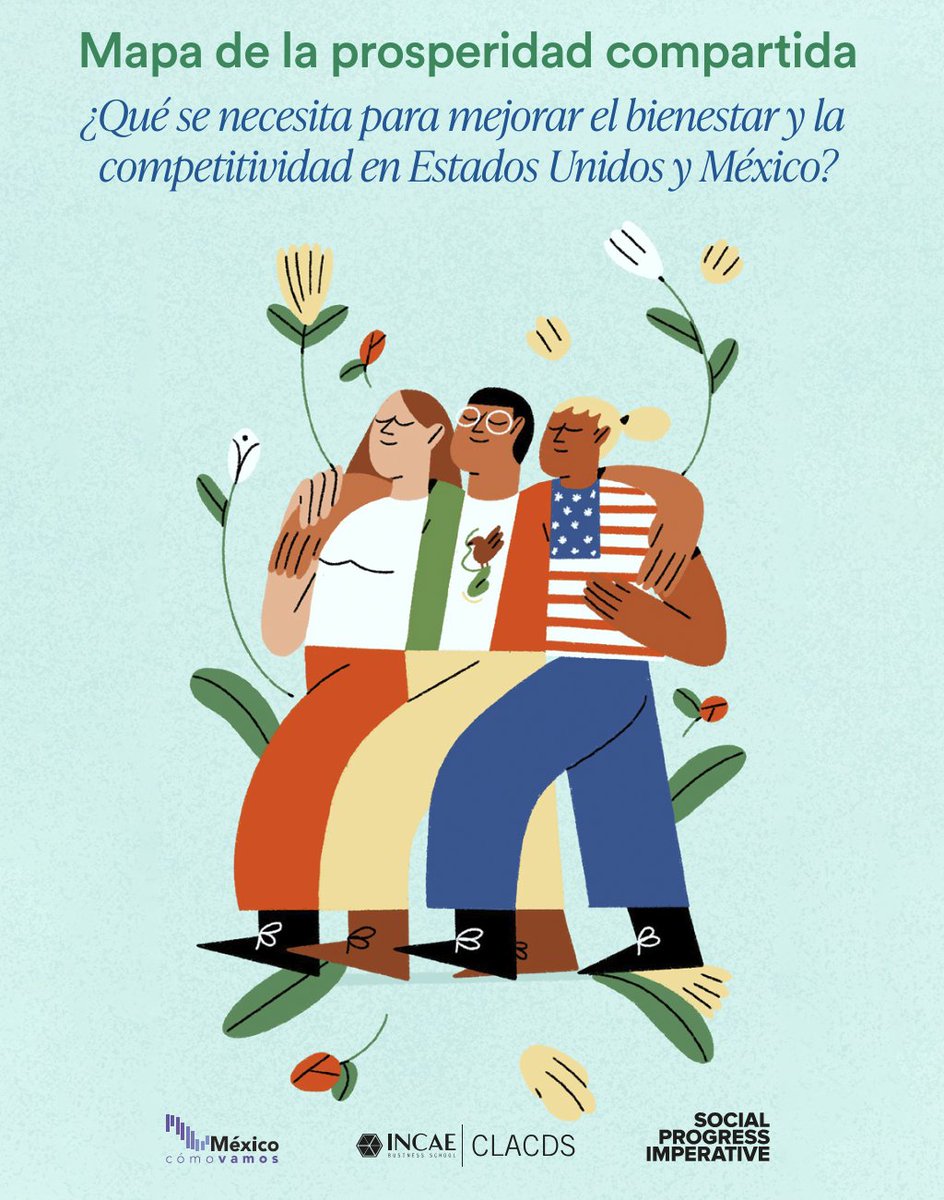 📣 Las relaciones entre Estados Unidos y México trascienden los vínculos comerciales, sugiriendo una confluencia socioeconómica más profunda moldeada por acuerdos como el TLCAN y su sucesor, el T-MEC.

🟣Mapa de la prosperidad compartida, descarga aquí  bit.ly/4dvrAiK
