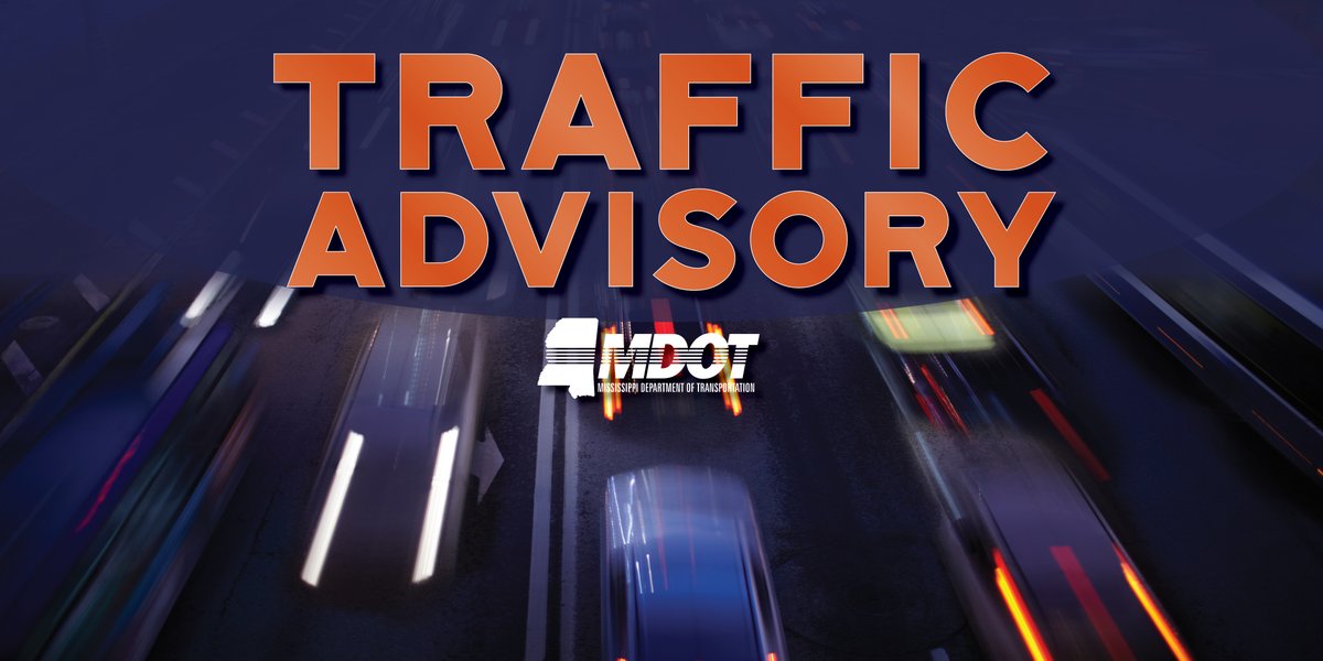 TRAFFIC ADVISORY: The I-20 eastbound ramp to I-55 south, along with Exits 43A & 43B (University Blvd. and Terry Rd.), in Hinds County will be CLOSED from 10 p.m. TODAY, April 30, until 6 a.m. on Wednesday, May 1, for asphalt paving.

READ MORE: bit.ly/3UpbXAD
#MShwys