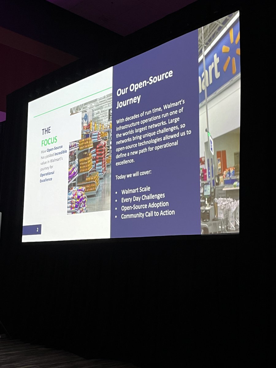 "Ensuring uptime &amp; reliable experiences across the globe for customers and associates...Open Source rises to the occasion," said <a href="/dtemkin/">Dave Temkin</a> of <a href="/walmart/">Walmart</a> from #onesummit keynote stage.